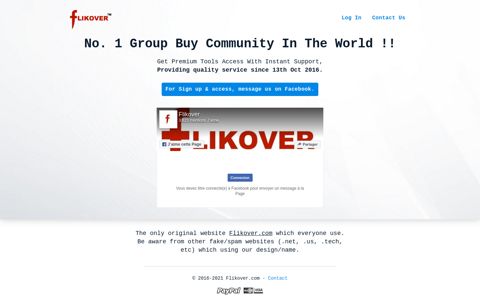 🥇 Flikover (the only original website)
