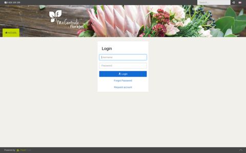 Login - Florajet Webshop - FreshPortal