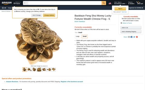 Baoblaze Feng Shui Money Lucky Fortune Wealth ... - Amazon.com