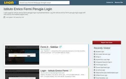 Istituto Enrico Fermi Perugia Login