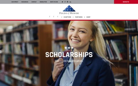 Scholarships - Folds of Honor