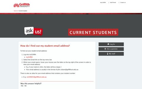 How do I find out my student email address? - Ask Us