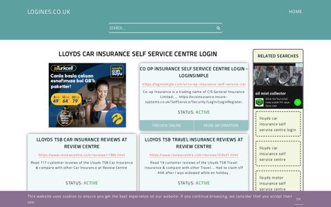 lloyds car insurance self service centre login - General ...