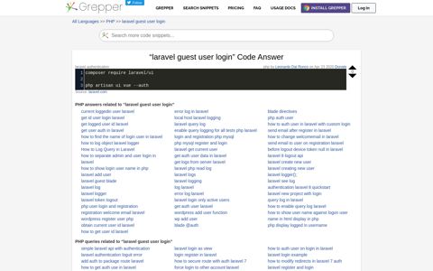 laravel guest user login Code Example - code grepper