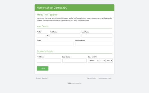 Homer School District 33C - Meet the Teacher