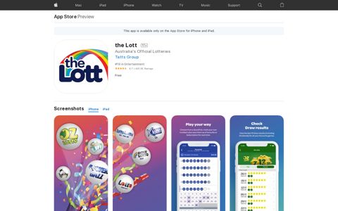 ‎the Lott on the App Store