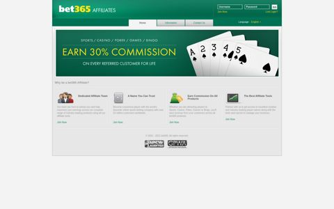 bet365 Affiliates – Sports Betting, Casino, Bingo, Poker ...