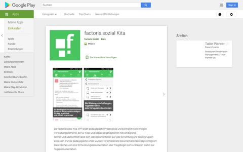 factoris.sozial Kita – Apps bei Google Play