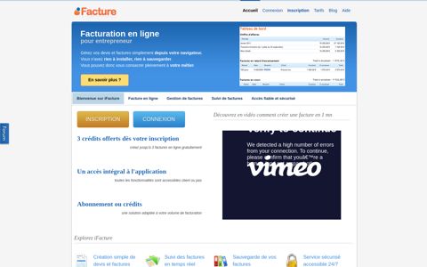 iFacture: Facturation en ligne