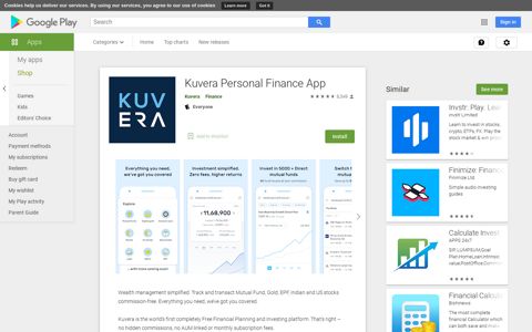 Kuvera Personal Finance App - Apps on Google Play