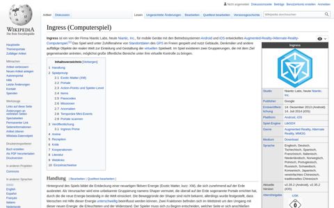 Ingress (Computerspiel) – Wikipedia