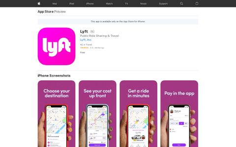 ‎Lyft on the App Store