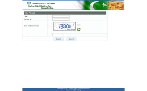 Application Tracking - Federal Public Service Commission