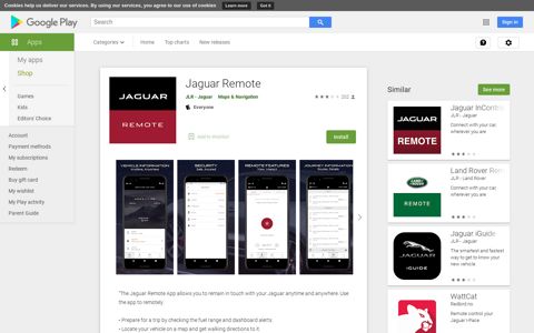 Jaguar Remote - Apps on Google Play