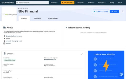 Elbe Financial - Crunchbase Company Profile & Funding