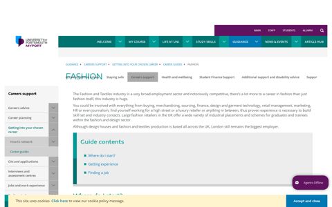 Fashion Career Guide | MyPort