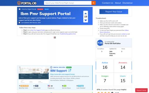 Ibm Pmr Support Portal