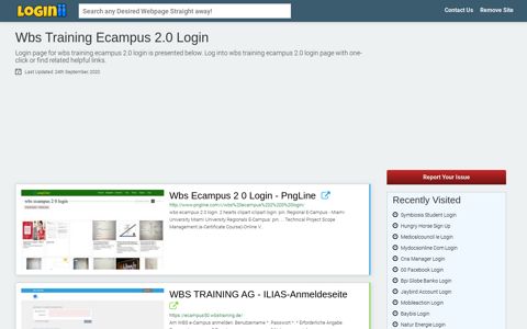 Wbs Training Ecampus 2.0 Login - Loginii.com