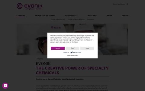 Evonik's North America region - Evonik Corporation