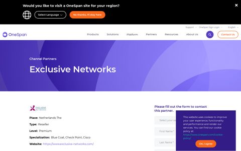 Exclusive Networks | OneSpan