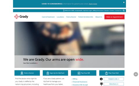 Grady Health: Home