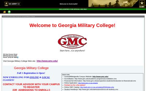 Georgia Military College - GoArmyEd