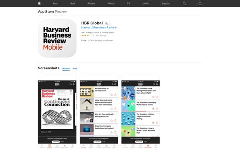 ‎HBR Global on the App Store