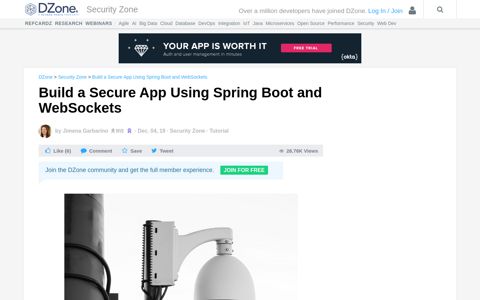 Build a Secure App Using Spring Boot and WebSockets - DZone