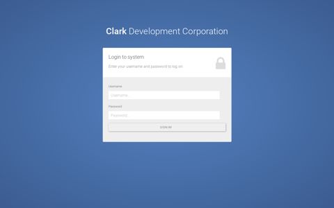 Login to system - Jobs at Clark