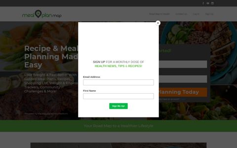 Meal Plan Map: Meal Planning & Fitness Tracking