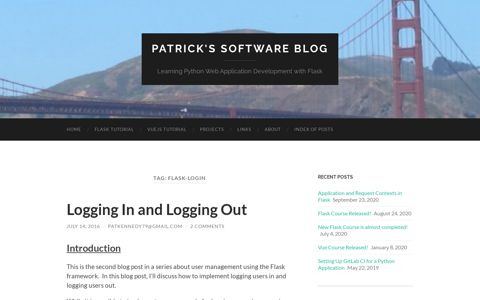 flask-login - Patrick's Software Blog