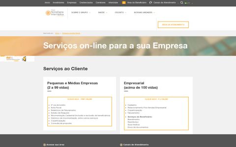 Serviços on-line para a sua Empresa - GNDI