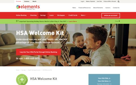 HSA Welcome Kit | Elements Financial
