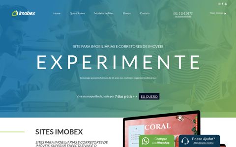 Imobex: Site para Corretores de Imóveis