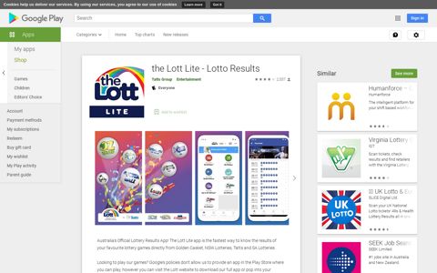the Lott Lite - Lotto Results – Apps on Google Play