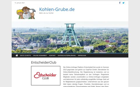 EntscheiderClub - Kohlen-Grube.de - Mehr als nur Kohle!