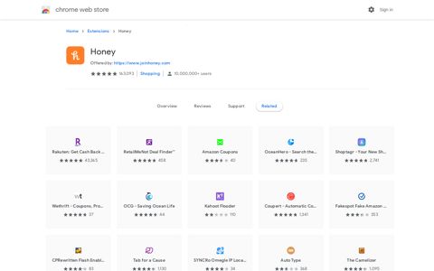 Honey - Chrome Web Store