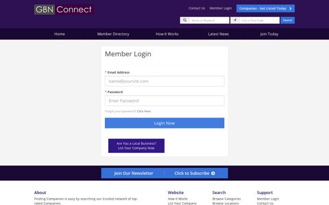 Login Now - GBN Connect
