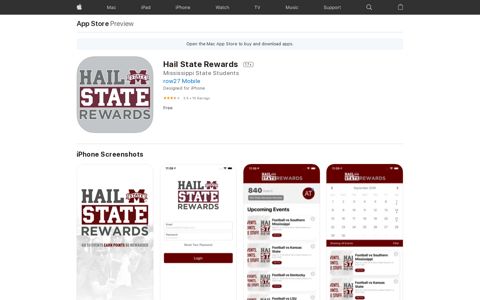 ‎Hail State Rewards on the App Store