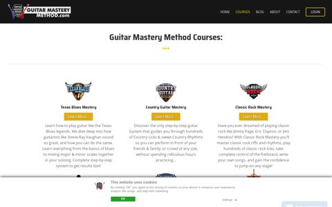 Guitar Mastery Method Courses