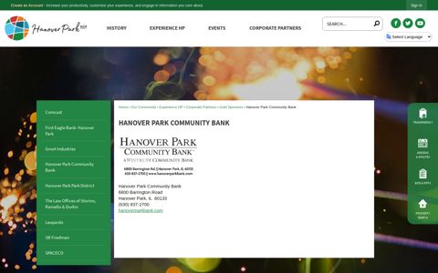Hanover Park Community Bank | Hanover Park, IL