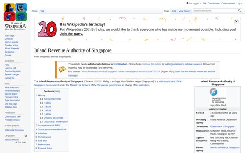 Inland Revenue Authority of Singapore - Wikipedia