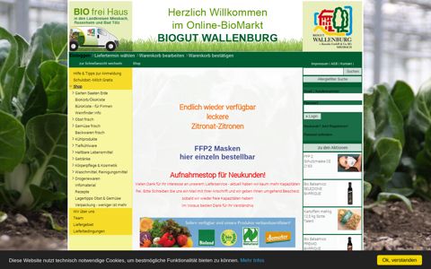 Shop - BioGut Wallenburg von Kameke - Ihr Lieferservice für ...