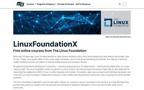 Free online courses from The Linux Foundation - edX