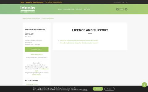 Licence and Support Archives - idealo for WooCommerce