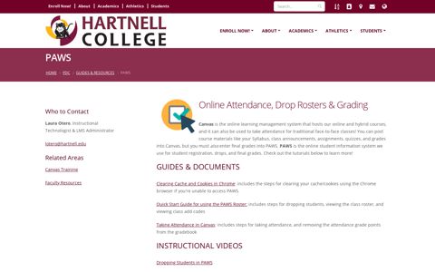 PAWS - Hartnell College