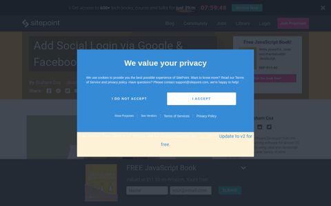 Social Login for Your SPA: Authenticate Your Users via ...