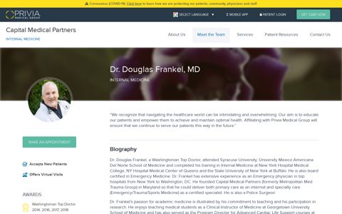 Dr. Douglas Frankel - Rockville, MD Emergency Physician ...
