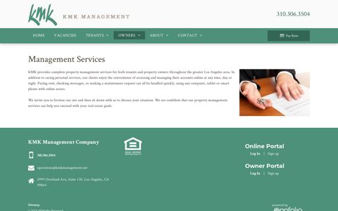 management services - KMK Management