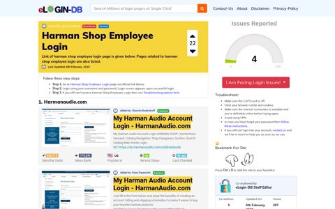 Harman Shop Employee Login - штыефпкфь login 0 Views